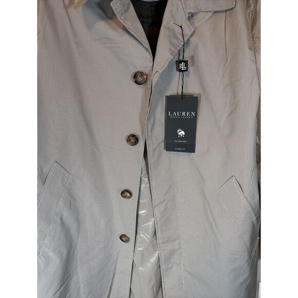 Ralph Lauren Mens All Weather Classic Fit Stanza Coat Sm Checkered Sz 40R New - Picture 2 of 9
